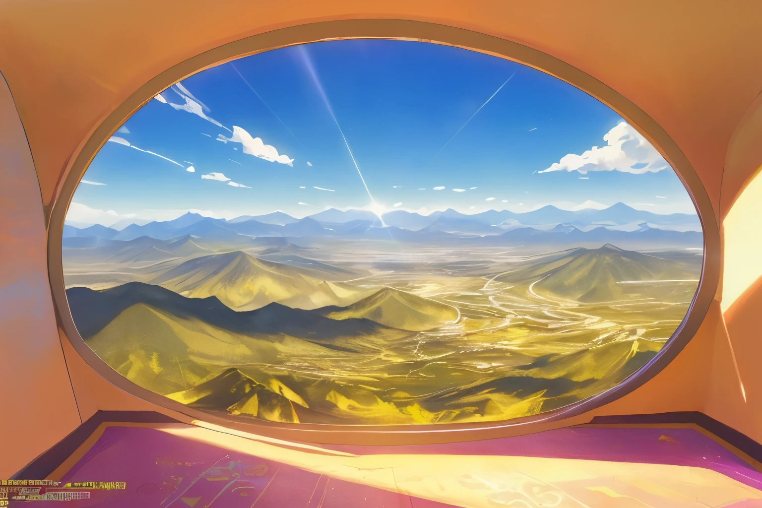 spring mountain sun shining background image