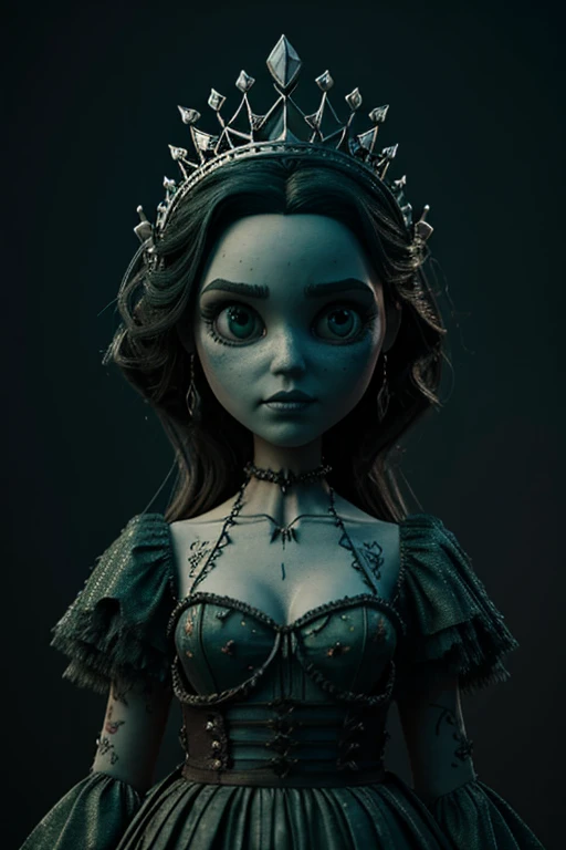 8K, ARTISTIC photogrAphy, best quAlity, mAsterpiece: 1.2), A (potrAit:1.2) Tim Burton's Corpse Bride style Diseny Toon Doll, ina field of green barley , full body RAW candid cinema, 16mm, color graded portra 400 film, remarkable color, ultra realistic, sad admosphere, dark lighting, oppressive atmosphere, depressive colors, kodak portra 400, photograph,r, Natural Light, Salvatrucha tatoos, Crown Metal, Pinhead lighgts, blur reflection, Brush Strokes, Smooth, abstract, Splatter, Oil On Canvas, rainbow colors, fractal isometrics details bioluminescens : a stunning realistic photograph of wet bone structure, 3d render, octane render, intricately detailed, titanium decorative headdress, cinematic, trending on artstation | Isometric | Centered