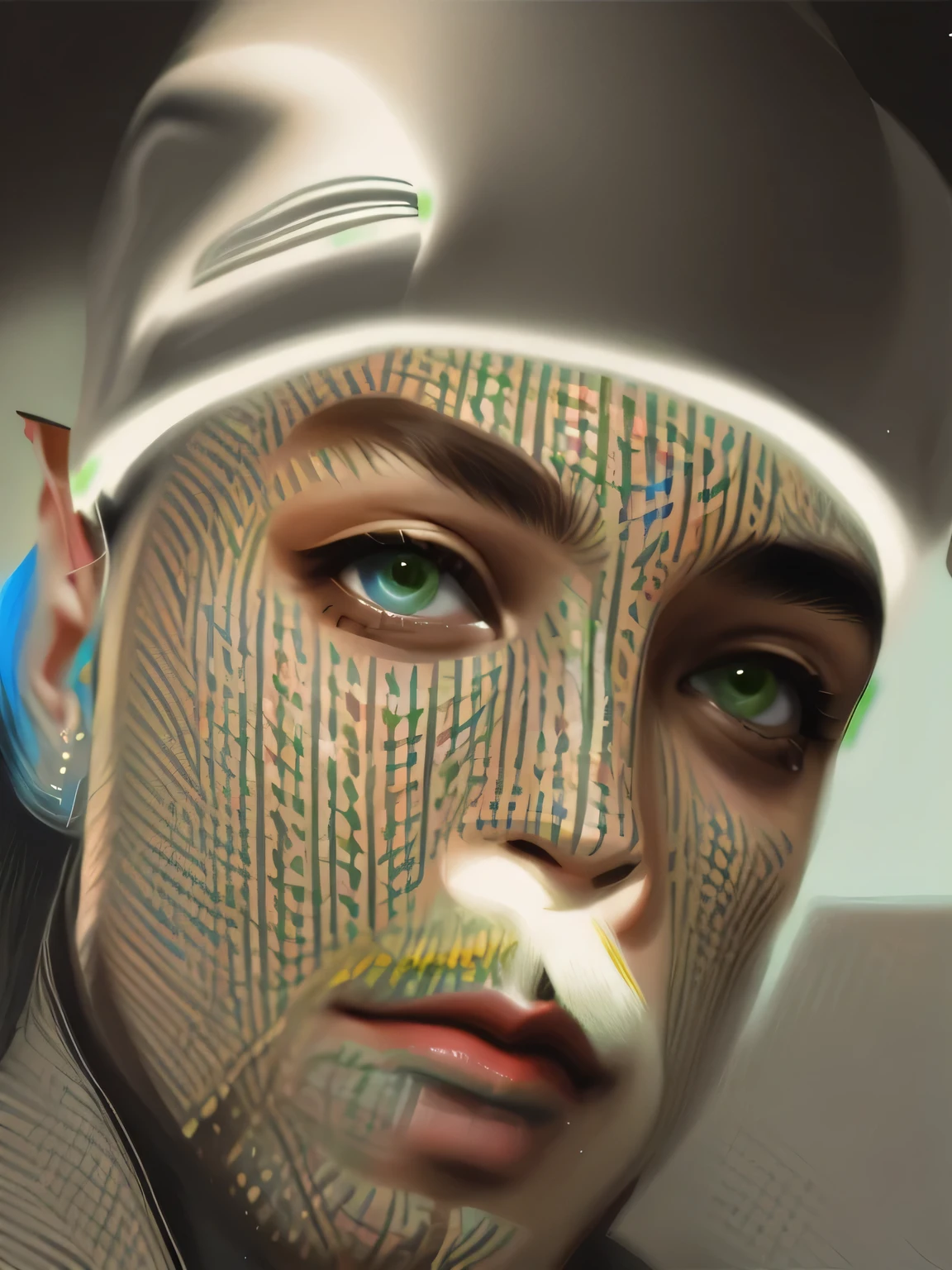 there is a man with a hat and a necklace on, masterpice, digital art!!, beatufil painting, art masterpice, made with photoshop, realism artstyle, [ digital art ]!!, fan art, smooth. digital painting, photorealistic artstyle, official artwork, official fan art, high quality 16k digital art