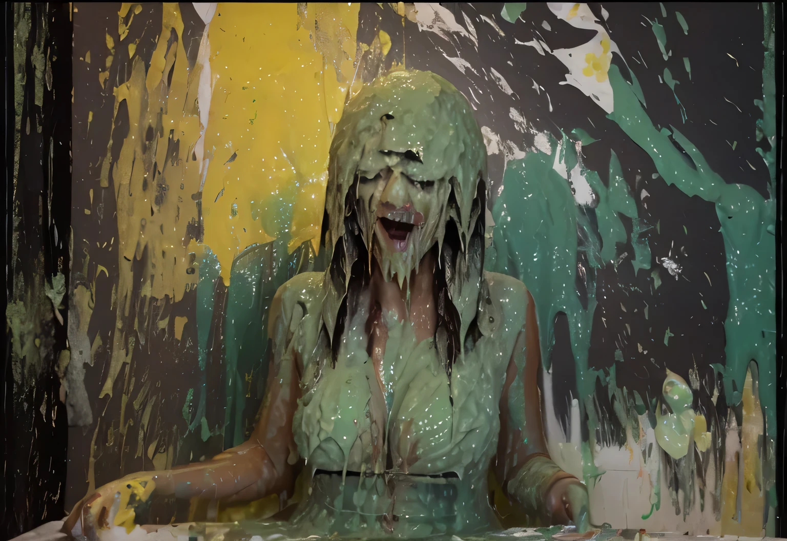 #gunge #gunged #gungedgirl #slimed #slime #sploshing #wam #wetandmessy #fetish #messy #messygirl #goop #gungetank #gungetankgirl #hotgirl #piedintheface #piedgirl 8k, HD, masterpiece, photo-realistic, extreme texture, (1 woman: 1.2), (tan skin: 1.1), artistic photography, lens flairs, delicate eyes, double eyelids, long eyelashes, thick eyeliner, heavy makeup, wavy lob hair, (sludge dripping down head: 1.6), f/2.5, film photography, sludge splatters everywhere, sludge drips down chest, view from above green slime, , gelatinous green goop, covered in slime!! sexy, bikini, embarrassed female, gunged::3, green slime dripping::4, dripping slime::3, (whipped cream pies splattered all over their face and body) sexy, gunged::3, bikini, embarrassed female, slimed, dripping slime, dripping gunge::3, messy hair, covered in red slime, bikini, covered in ketchup, splattered goo, dripping slime, dripping gunge, messy hair, sexy, gunged, embarrassed female, slimed, dripping slime, dripping gunge::3, messy hair, covered in red slime, bikini, covered in ketchup, splattered goo sexy, gunged::3, bikini, embarrassed female, slimed, dripping slime, dripping gunge::3, messy hair, covered in red slime, bikini, covered in ketchup, splattered goo, dripping slime, dripping gunge, messy hair, (extremely detailed CG unity 8k wallpaper, masterpiece, best quality, ultra-detailed), (best illumination, best shadow, dynamic angle, dynamic pose), (messy), (playful) (humiliating), It’s a (messy game: 9,9) and (wet and messy: 1,9) experience as they endure (body covered in pies: 8,8) from the (pie toss) and (pie throw: 1,9) and (pie fight: 1,9), with (flying cream), (large pie splatters: 1,9) and (pies thrown galore), (dynamic), (action shot), group shot, large cream splatters, gunged, really embarrassing, pink micro bikini, gunge everywhere, dripping green gunge, dripping red slime, messy hair, splatter all over her, sexy, gunged::3, bikini, embarrassed female, slimed, dripping green slime::3