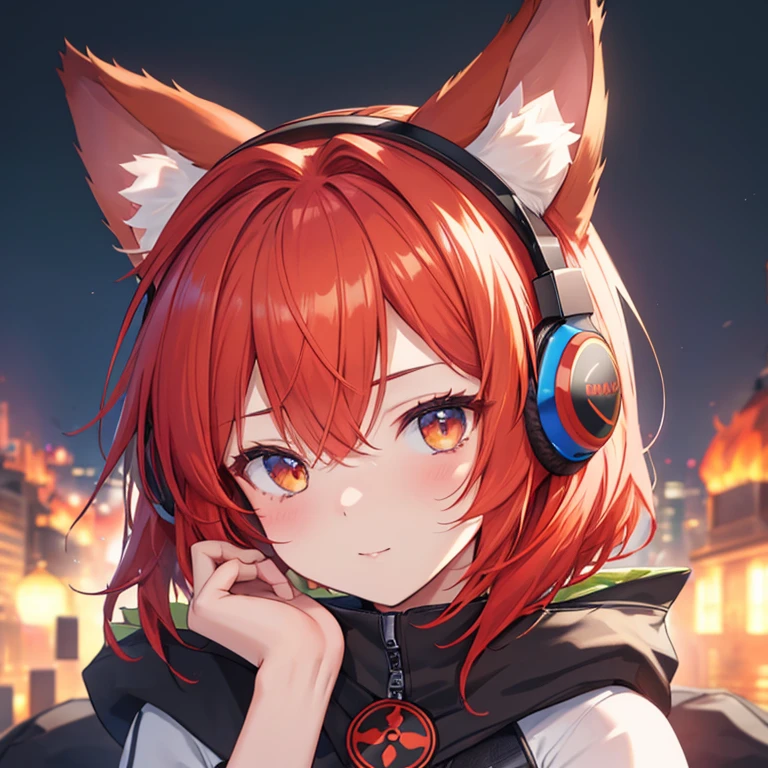 masterpiece, top-quality, high resolution, SAO, red short wolf hair cut, gamer girl, cat headphones
A red-haired gamer girl with a short wolf cut and cat headphones is the focus of this stunning, photorealistic image. Her hair, vibrant and fiery, cascades down her shoulders, framing her face and accentuating her bright, determined expression. The cat headphones, resting atop her head, add a playful and charming touch to her fierce appearance. This high-resolution, 4K masterpiece is sure to capture the attention of any viewer with its ultra-detailed rendering and lifelike textures.