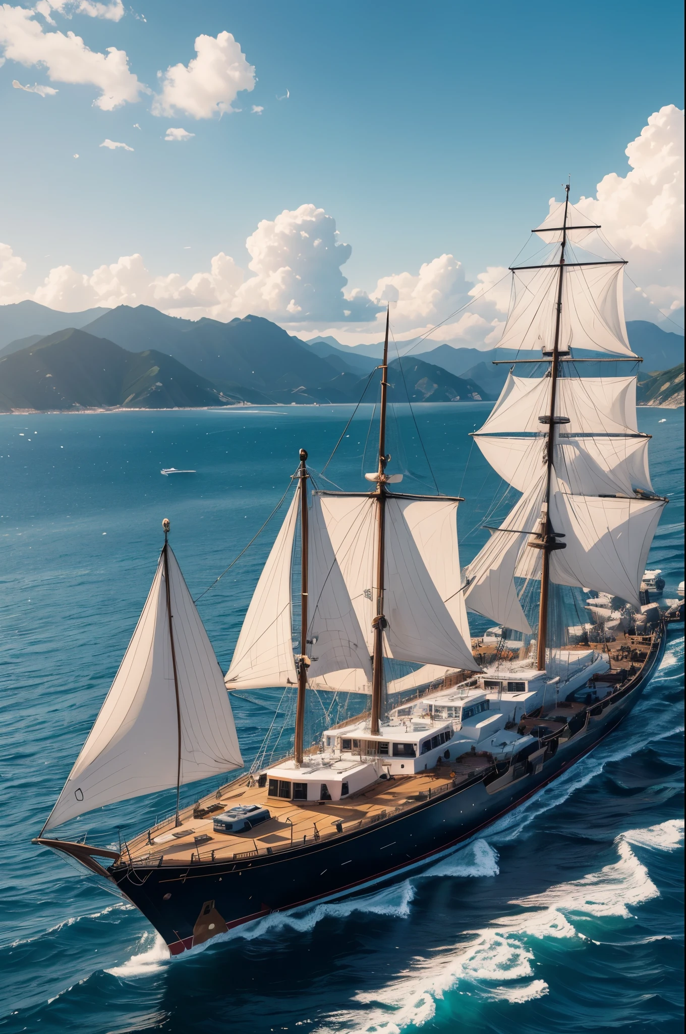 8K,中世期のBig port町,sailboat,Bustling people々,unified orange roof,masterpiece,masterpiece,Photorealistic RAW photos of the highest quality。bright colors,rich colors, Backlight, cinematic lighting, film grain, to be born, 50MM lens, Nikon D850,realistic skin,fantasy art,character art,ultra high resolution,white wall,Homer,beautiful sea,beautiful expression,Big port,空から見たBig port町の風景,