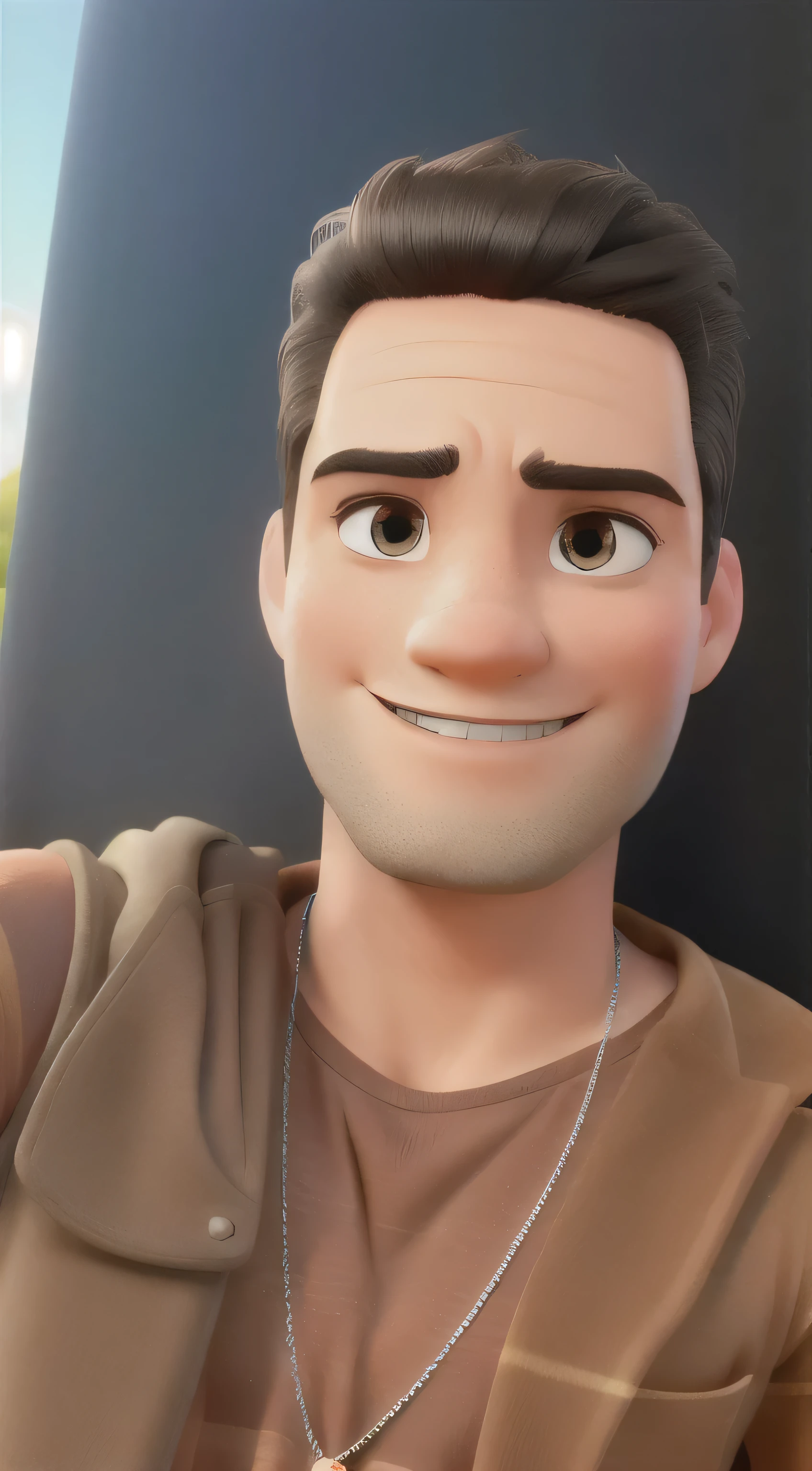 Poderia pegar a imagem e fazer eu parecer com um Desenvolvedor Web Poster estilo disney pixar