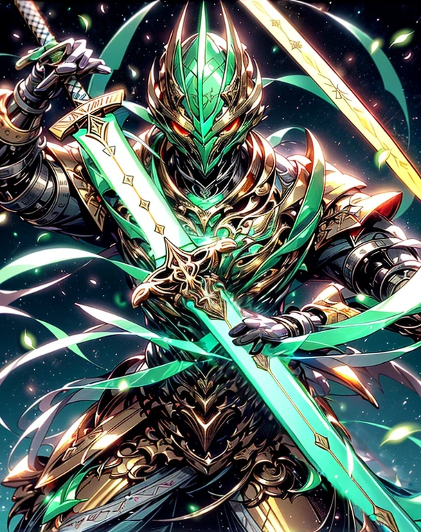 ((gold metal scabbard))
