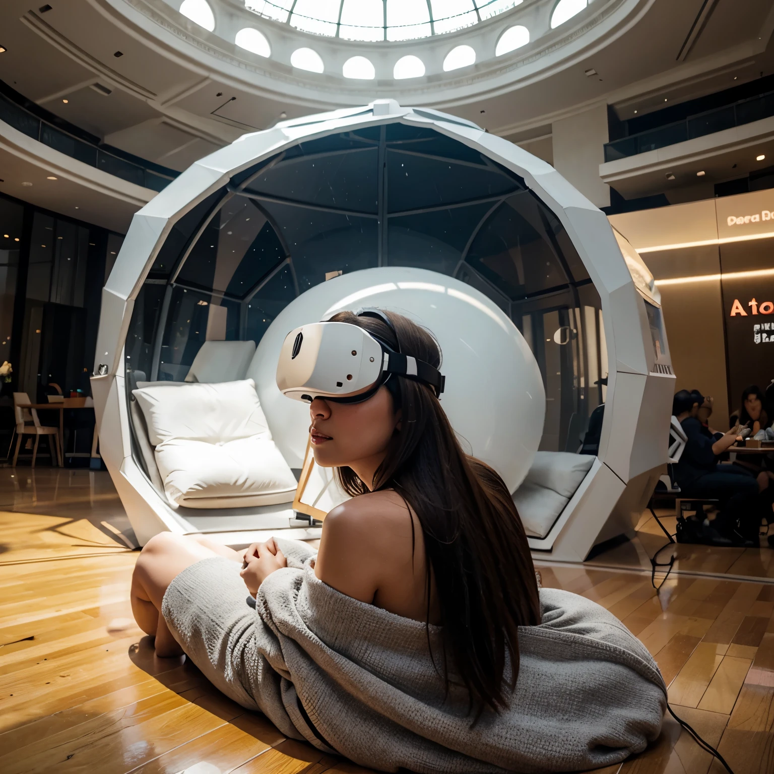 Dome shape VR HEADSET