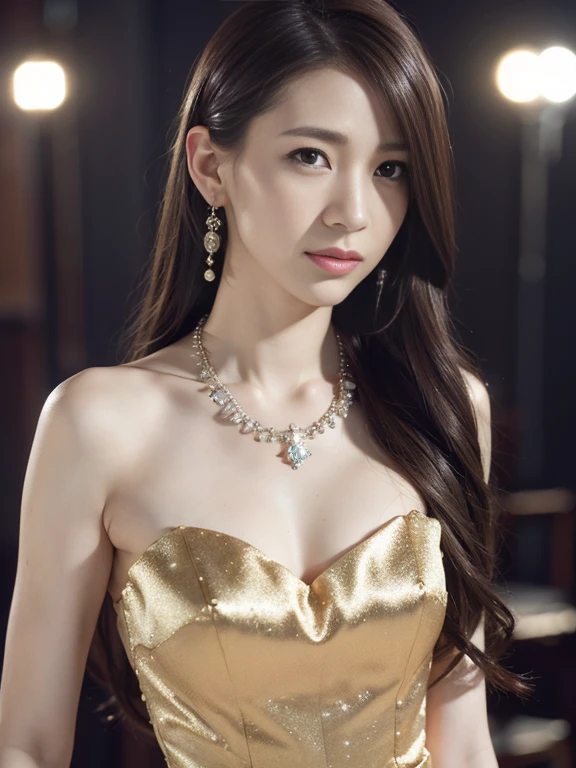 best quality, masterpiece, highres, 1girl,china wedding dress,hair ornament,necklace, jewelry,Beautiful face,slender, small breasts, tyndall effect,photorealistic, dark studio, rim lighting, two tone lighting,(high detailed skin:1.2), 8k uhd, dslr, soft lighting, high quality, volumetric lighting, candid, full body, high resolution, 4k, 8k, Bokeh