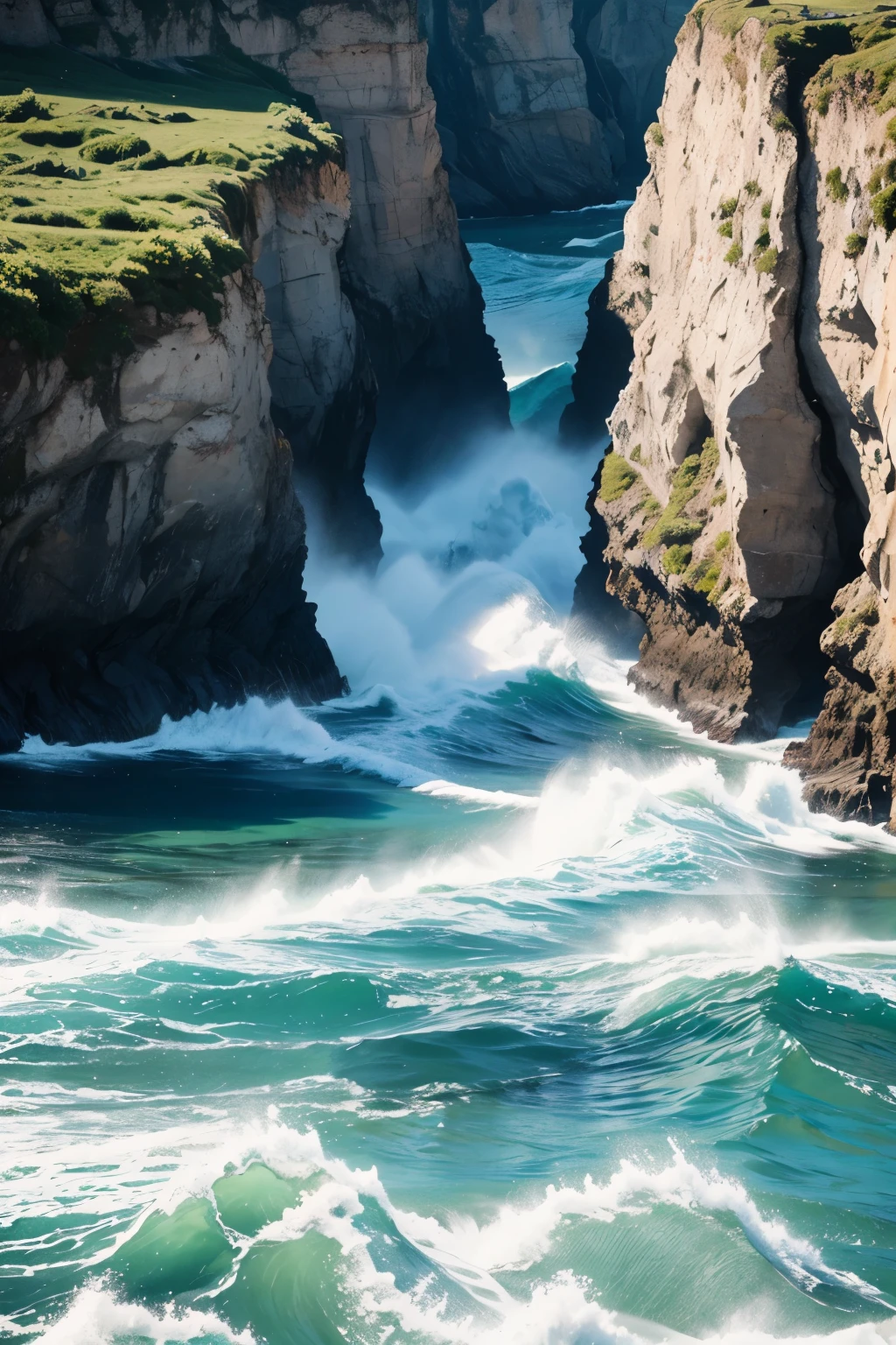 8K,rough sea,