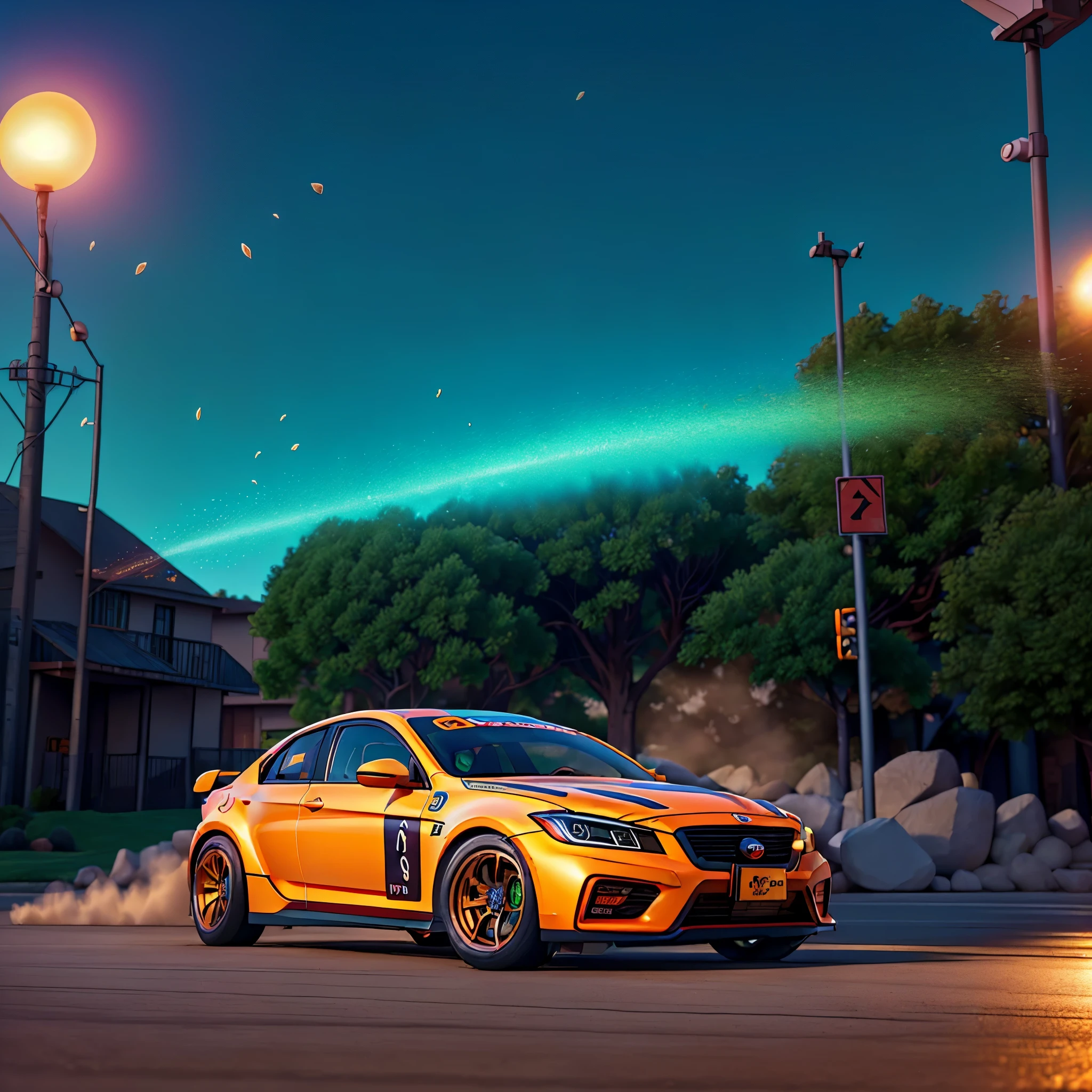 epic Sunset spacious SunRise Racing Car, Start Racer Goal Auto_Racing_Circuit Race_Track deep path Equirectangular Circuit (((epic UnrealEngine5 Ultra tMasterpiece ultra_high-definition ultra Professional Photorealistic optimal ultra_sharp-focus max ultra_high-quality opengl-shaders symmetrical ultra_high-details accurate reflex ultra_high-resolution perfection volumetric Cinematic_Sunlight improved Octane_rendues 32K XT3 DSLR 3dcg shadow, ogiques, extatiques, saturate, reflection))) dazzling Will-o'-the-wisp global luminescence (((An boatmobile inspired ultra-realistic angelic neon metallic black silver and gold chrome race car designed on a icy surface road with snow falling and deep snow covers the ground and everything all around ))), race car, street racing-inspired, Drifting, LED, ((Twin headlights)), (((Bright neon color racing stripes Cristallines kit incandescente flash blow glow))), (Black racing wheels), Wheel spin showing motion, Show car in motion, Burnout, wide body, modified car, racing livery Lava varied multi etc. --v6 --s1000 --c20 --q5 --chaos100