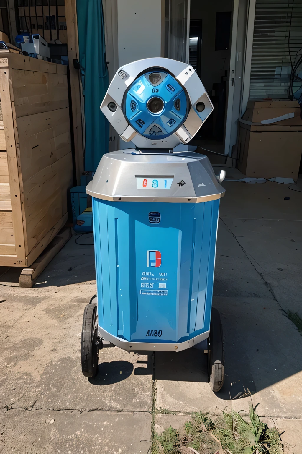 prototipo de robot recolector de basura con componentes arduino