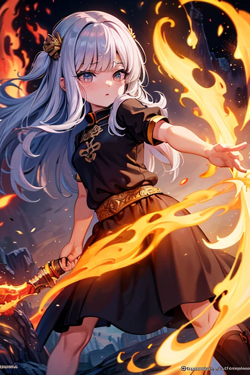 Guardian of Fire, obra de arte, ultra hd, absurdos, Melhor qualidade, Sozinho, foot