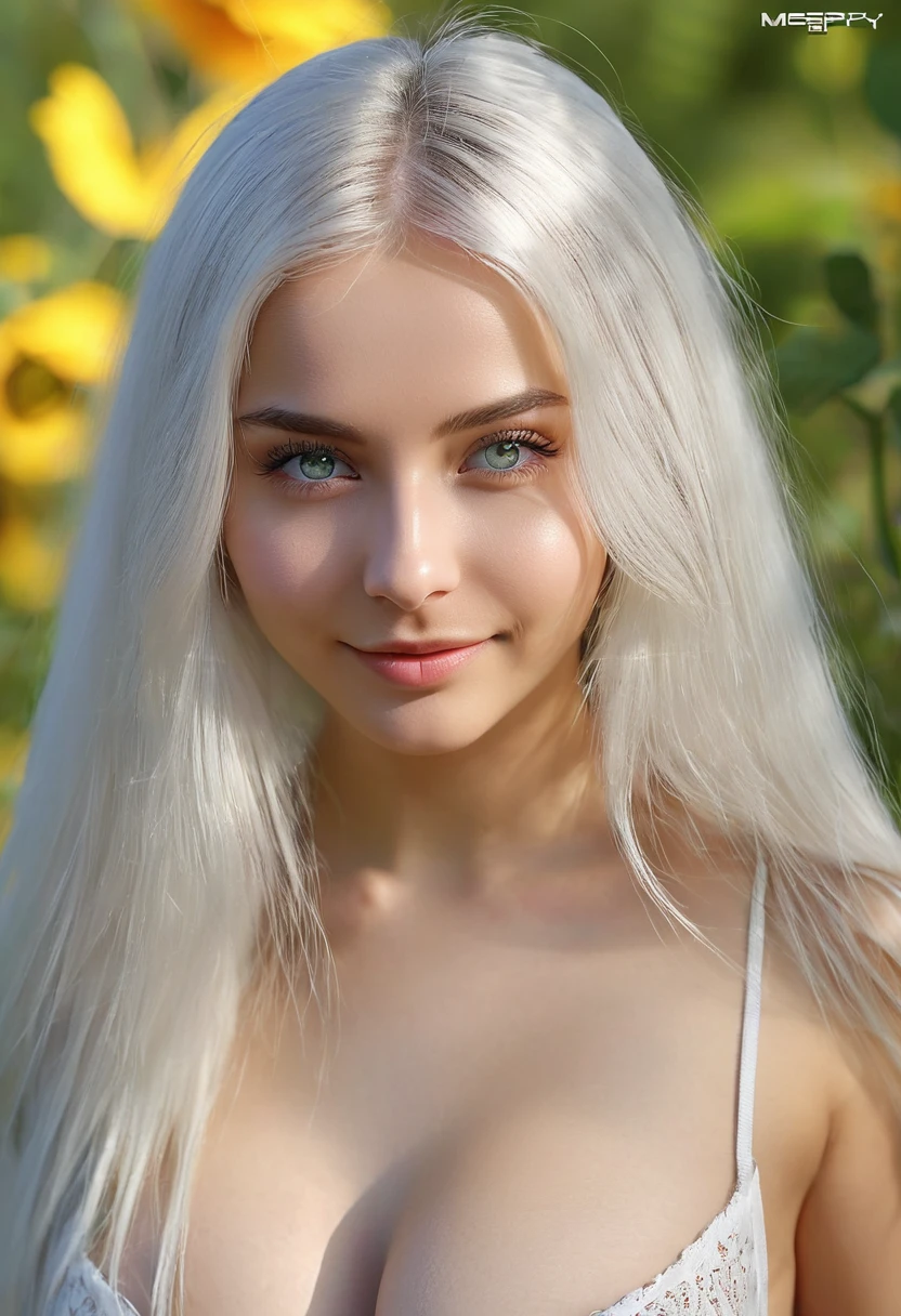 White Hair Long Hair Nude