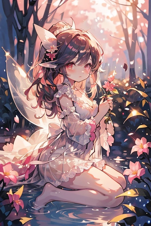 slutty lingerie, cheeky, too sexy、there is a woman in a purelyy dress posing for a picture, beast, Sheer nightdress, full length view, The whole picture, purely的幻想连衣裙, translucent dress, Wear transparent pajamas, full length view,Transparent flowing robe, purely, flowing magic robe, Luxurious sheer gown、Nipples show through、pink areola、show through、Braided hair、Petal Hair、ponytail、long、Full body female love、Close-up of the sidewalk，There are flowers and trees in the middle, Very magical and dreamy, Fairy tale setting:, Magical environment, nice environment, Magical colors and atmosphere, fantastic environment, Intricate sparkling atmosphere, Magical colors and atmosphere, Magical fantasy forest, charming light, fantasy setting, luxury wedding, Stunning mystery background, Charming and otherworldly, beautiful environment、Tustock、、all、there is a woman's legs in ハイall with butterflies, 美しいdetailedファンタジー, ハイall. Anime style from pixiv, ハイall. silk, fair illustration, fair details elegant, A beautiful artistic illustration, Fairy Aesthetics, Exquisite and beautiful, ハイall, fantasy beauty, Beautiful digital illustrations, high fashion fantasy, 8k high quality detailed art, Very beautiful fantasy art、there is a woman's legs in ハイall with fairy wings, ハイall. Anime style from pixiv, fairy CG society, fair illustration, By Nene Thomas, Fairy Aesthetics, 🌺 CG society, ✨🕌🌙, The art of math on pixiv, fair!!! The art of math, full of glass. CG society, Magical details, very fair fantasy art, fair fantasy art、A woman in a white dress standing in the water, flowing magic robe, translucent dress, White glowing halo, magic dress, Flowy see-through dress, ethereal!!!!!!!, Beautiful anime art, Beautiful anime artwork, ethereal beauty, ethereal!!!, purely dress, a stunning young ethereal figure, Astral Fairy, Beautiful digital illustrations, Beautiful flowing transparent fabric, Light effect. feminine, ethereal essence、Close-up of a person&#39;Silver bracelet on hand, elegant手, Sophisticated and elegant, fair details elegant, detailedジュエリー, gloves and jewelry. sports, 超with complexジュエリー, Dreamy and gorgeous lights, detailedジュエリー, 🌺 CG society, 美しいdetailedファンタジー, complex and beautiful, silver details, fair hands, detailed、with complex、elegant, White diamonds complement the, Gorgeous with diamonds、Someone has a ring with a butterfly on it, 🌺 CG society, fair flowers and crystals, fantasy aesthetics!, Fairy Aesthetics, Beautiful and cute with plop, Beautiful fantasy anime, Dreamy and detailed, Very magical and dreamy, fair hands, Ethereal fantasy, very aesthetic!!!!!!!!!!!!!!!, Magical details, ✨🕌🌙, fantasy aesthetics, fantasy beauty, covered in gems