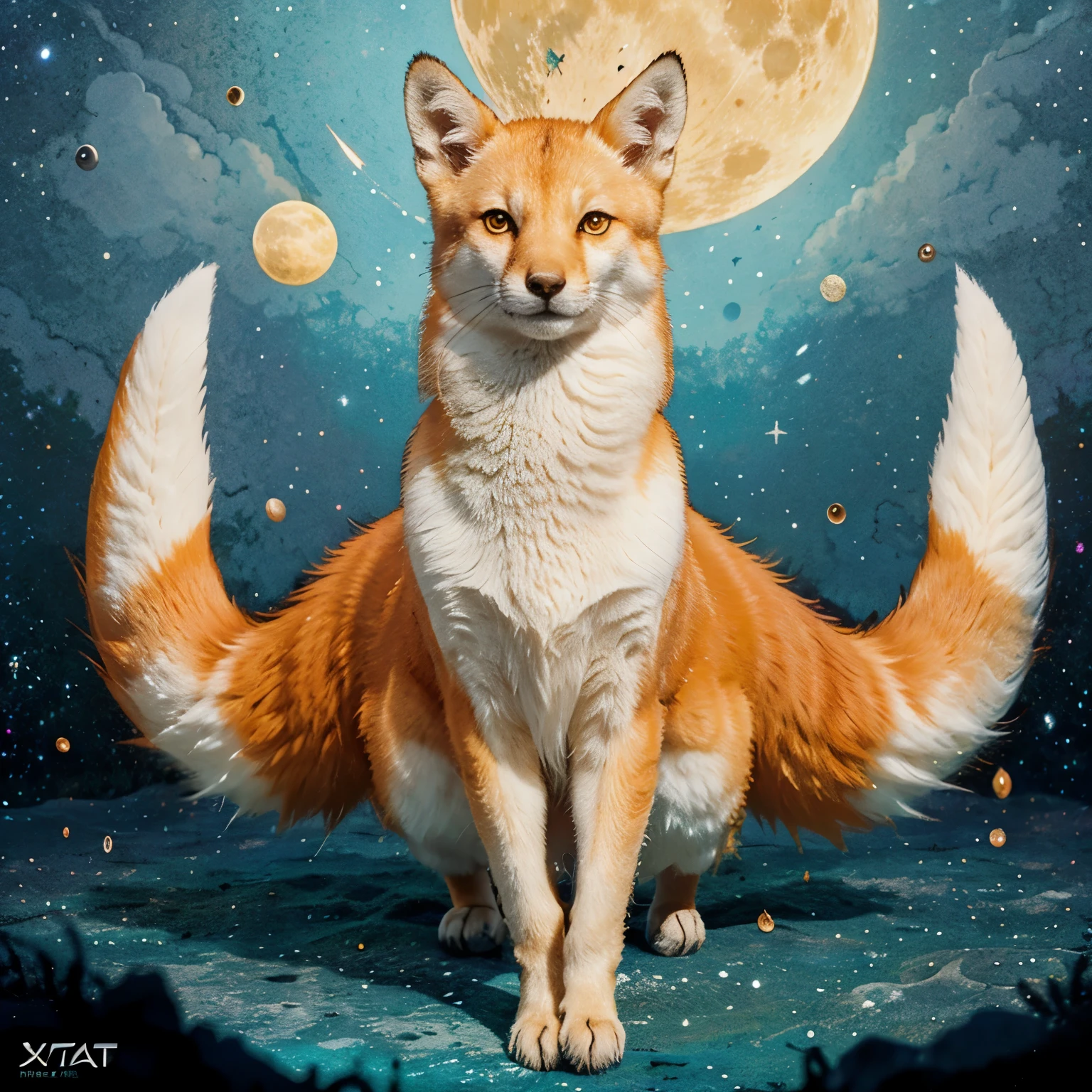 Chat gpt cria a deusa kitsune lunar versao em anime