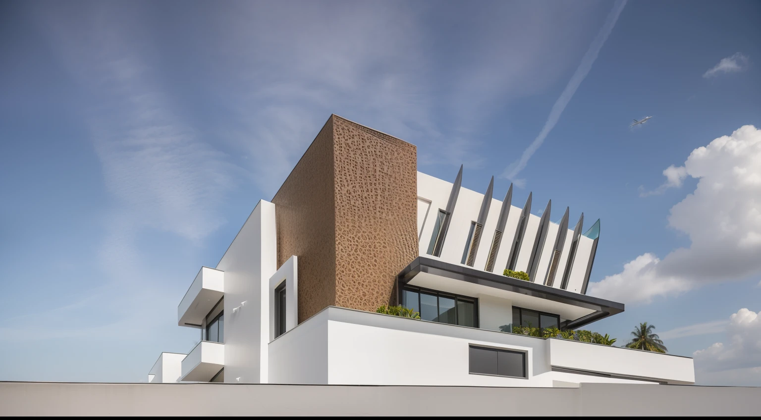 dvArchModern, 85mm, F1.8, portrait, Actual photo, surreal, pray, super detailed, Complicated, spectacular, sunlight, darkness, High dynamic range, family, masterpiece, best quality, (8K, Raw photo:1.2),( (surreal reality)), Modern villas, black and white, plant, Vine, architecture, building, cloud, light color, masterpiece, best quality, super detailed, true, quang học, 8K, Sharpness, ảnh building bằng gỗ, glass , Information