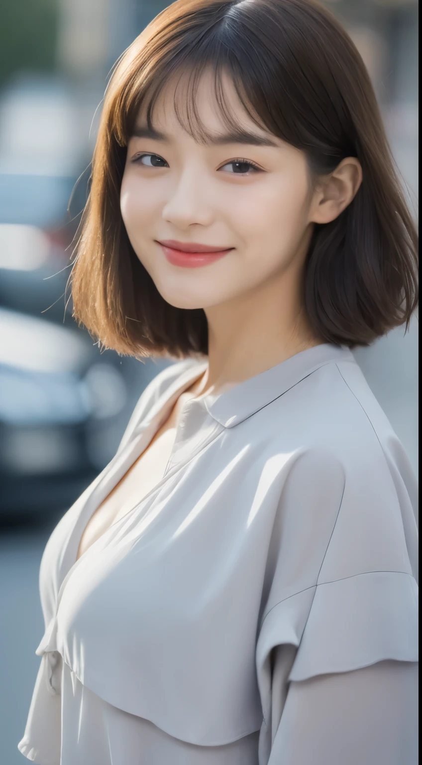 ((Best Quality, 8K, Masterpiece:1.3)), Focus: 1.2, Perfect Body Beauty: 1.4, Buttocks: 1.2, ((Layered Haircut, Breasts: 1.2)), (Wet Clothes: 1.1), (Rain, Street:1.3), Bandeau Dress: 1.1, Highly Detailed Face and Skin Texture, Fine Eyes, Double Eyelids, Whitening Skin, Long Hair, (Shut Up: 1.3), Smile