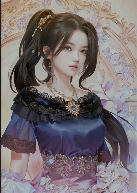modelshoot style, photorealism, pastel palette, masterpiece, diversity, ((perfect face)), yellow eyes, black ponyhair,
