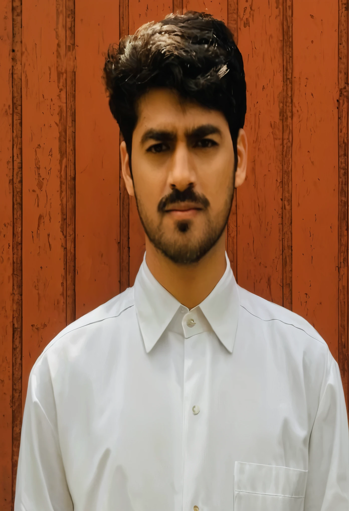 Add doctors white coat to this picture without changing face