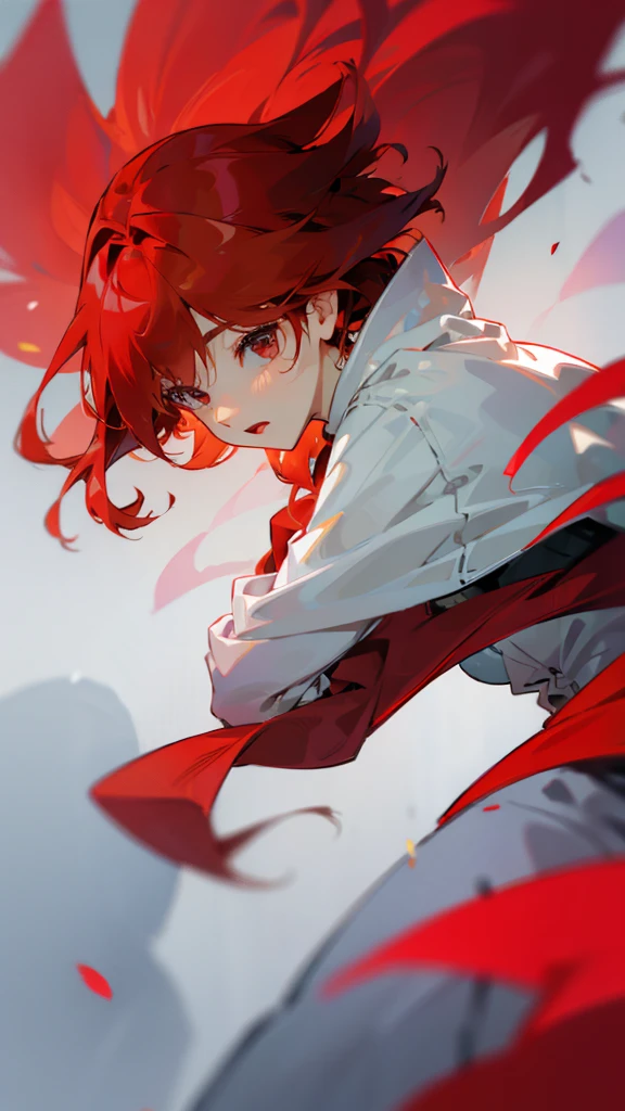 man,red hair long