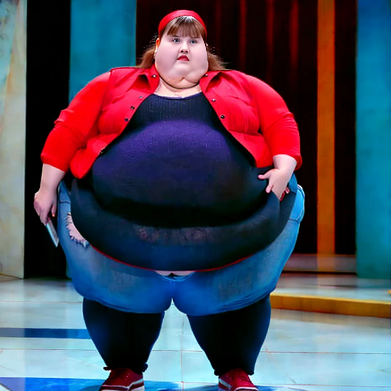 Ssbbw solo extremely morbidly obese Karen Foster full body alone