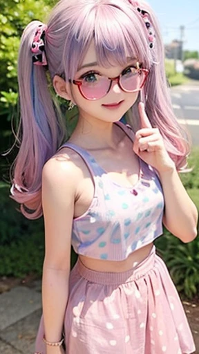 ahegao,cum on face,nsfw,8k,best quality,ultra detaled in game_cg,{1girl, Lolita,blond hair,Glasses,pink girl,pink lolita panty,lolita,4 years old,pigtails},
