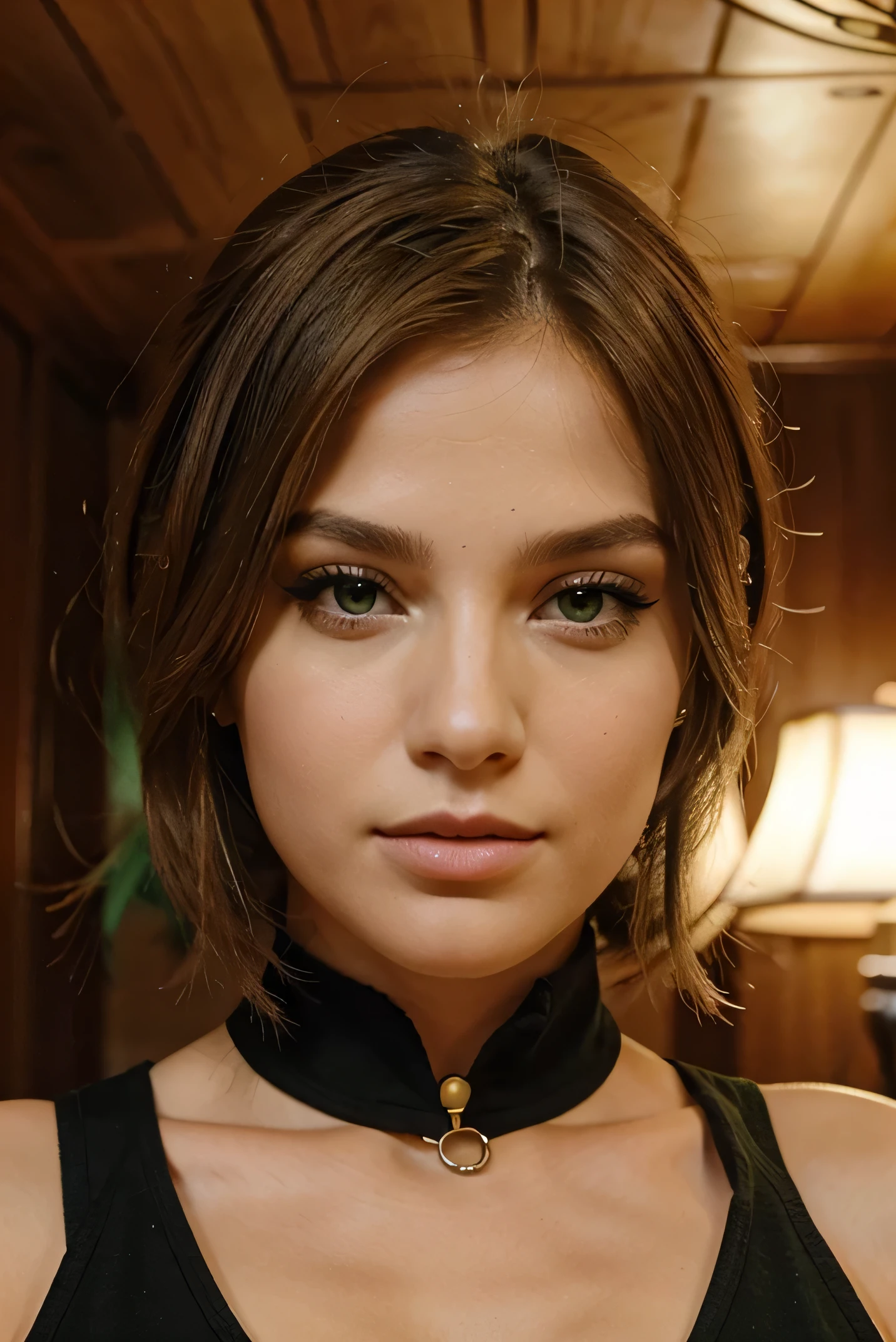mulher alta cabelo grande olhos verdes branca 