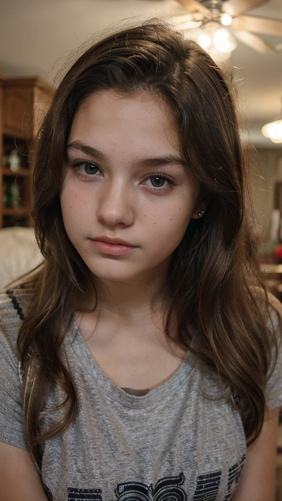 14 years old dark blonde, baby face, teenager