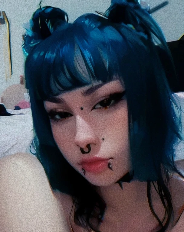 mujer muy hermosa, 13歳, vigilante, hair dyed blue, pelo temido, rastas, Ropa de cuero sexoy, senos grandes, Estilo cyberpunk, Detalles realistas, sexoy, retrato, justo, punk rock, rebelde, sexoy, Toma de cuerpo completo, tetas perfectas, NSFW, sexo, lascivo, wet, bdsm, interpuesto, 2 chicas, Tocar, besar, lamer, soga, nudo, caliente, Masturbarse, Make eye contact with the camera., micro bikini, escote,、Los detalles del iris de la pupila son muy sorprendentes、Limbs without breakdowns、adolescente blanca、Boca naturalmente cerrada、Areola natural、natural 、ojos fijos、cuerpo natural、baby face slightly、Rostro femenino、cuerpo femenino、con cara redonda、a sjustol face、mejillas suaves、mirando a la camara、cuerpo completosbian、destacamento、Rostro equilibrado、Estrabismo ligeramente interno、pecas, Punk, punk te hace, cara pervertida, ecchi, godo, Death Metal, demonic, cuernos reales retorcidos, tetas, colmillos