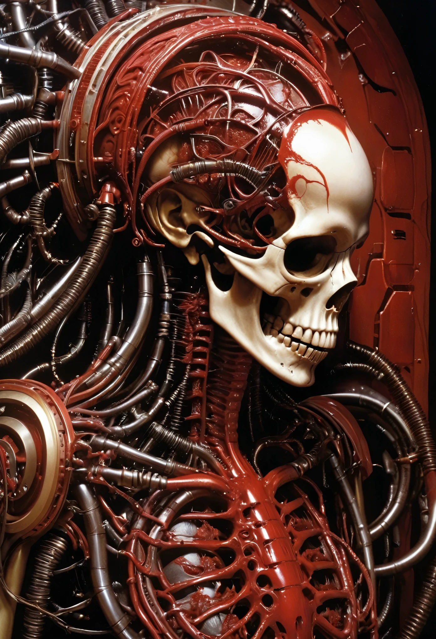 Flame/chama/loimu,(obra-prima, Best quality at best: 1.2), ultra-detalhado, maior detalheodyhorror: 1.4), (Biological Machines: 1.3), (blood vessel: 1.2), Organismos, (colorida: 1.2), Hans Giger, many hands, (Emaranhado: 1.2), Skull Striker,