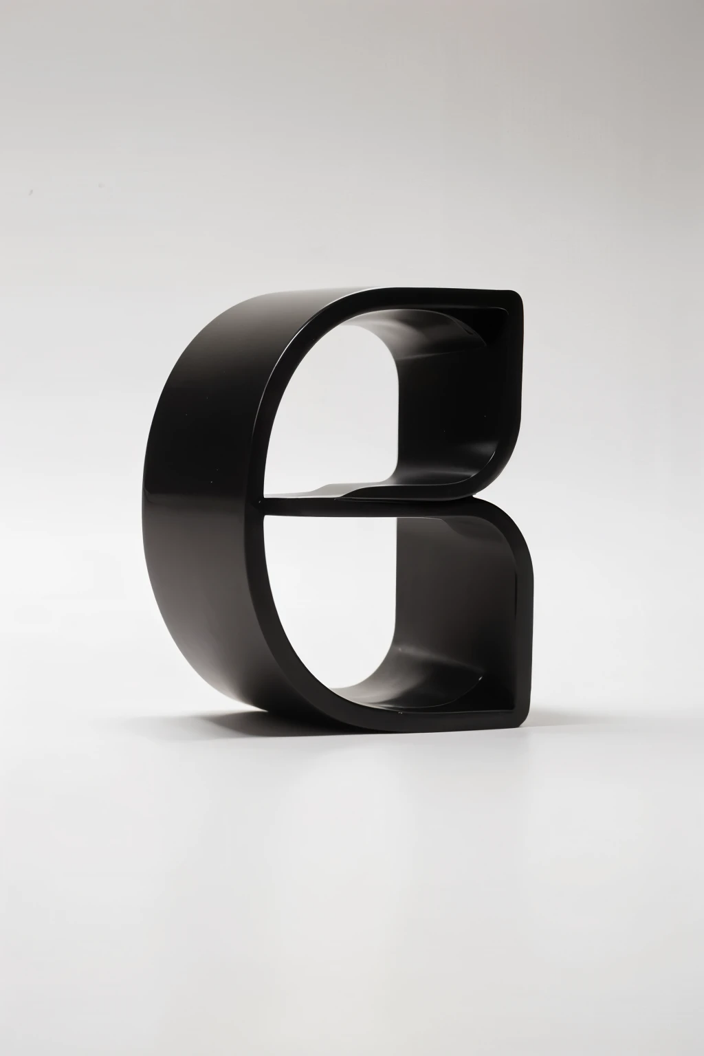 logo with just the letters "r" e "b", letter b mirrored to letter r, black and white, in calligraffiti font