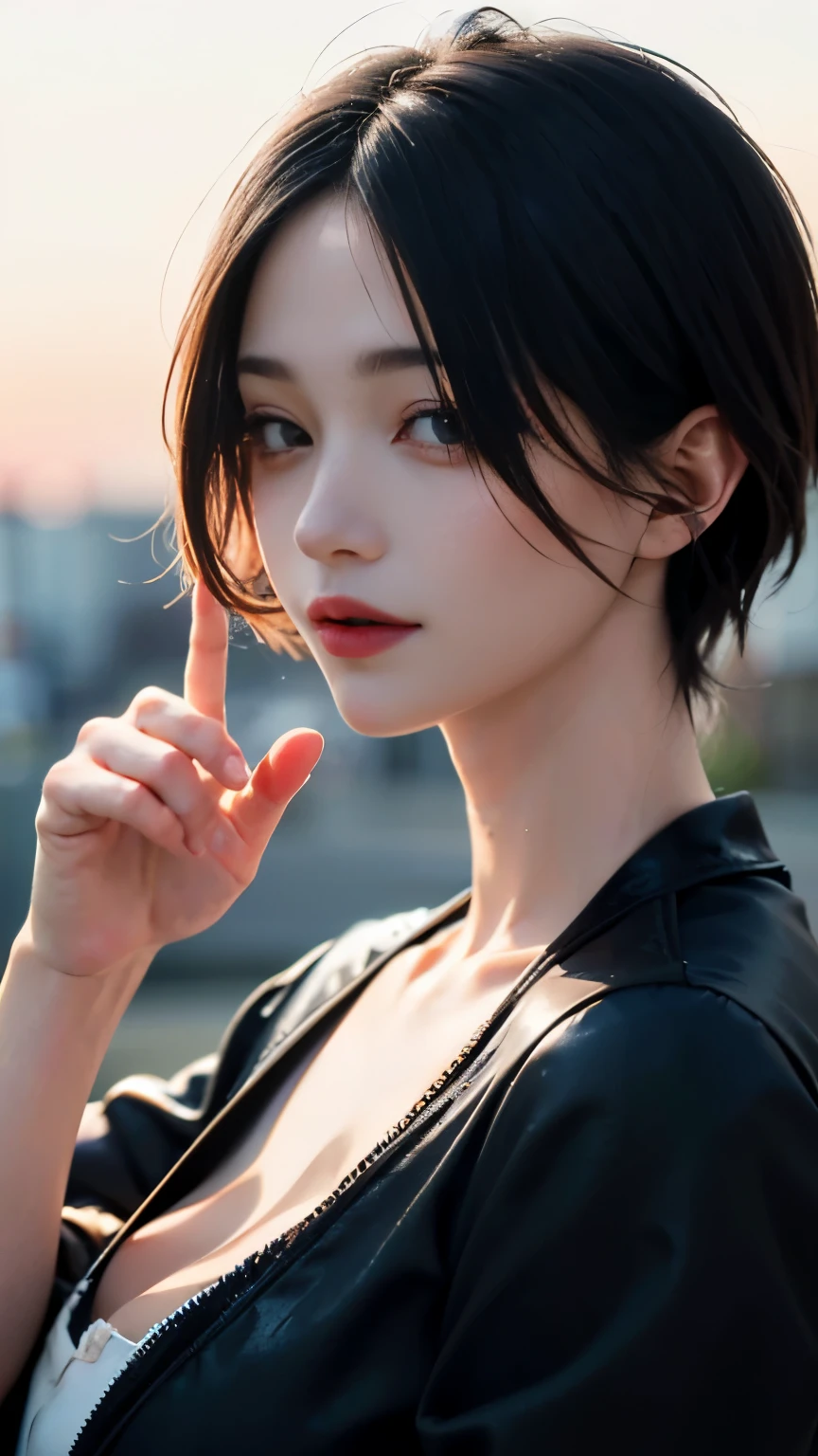 Cinematic lighting、(key light:Front diagonal 45 degrees, fill light、Backlight、shadow、blue and orange color palette), accurate human body、detailed person、Correct five-finger、RAW photo、 4K - ultra-vivid、highest quality, masterpiece, ultra high resolution, (reality: 1.4), background bokeh、street、city、
(((oil skin,sparkling skin、realistic skin texture、detailed beautiful skin、shiny skin、shiny skin)))、
full body shot, camera angle is low, Depth of the bounds written, Focus on the center, fine eyes, perfect face and eyeature woman, Beautiful woman、tight clothes、(full shot, /red eyeliner/、/fluorescent pink glossy lipstick/)、long shot, Beautiful depiction、knowledgeable person、detailed background、quality people々、high quality face、Ultra-high-definition animation、(beautiful black hair:1.8)、earrings、clavicle、(((big breasts)))、((from the front、full shot:1.8, streetスナップ))
