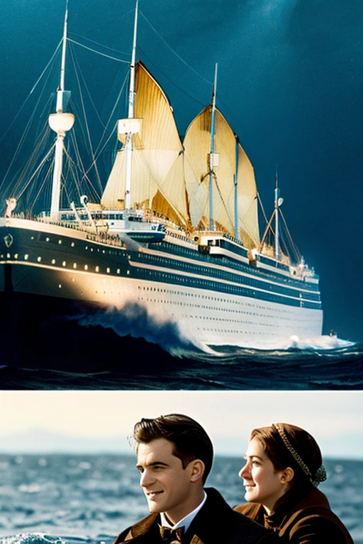 The Nautilus rams the Titanic