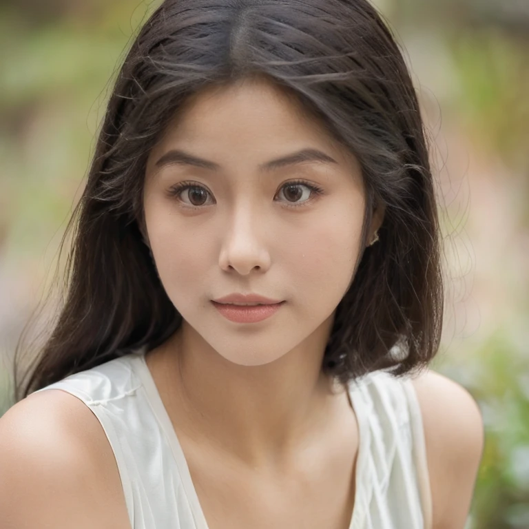 (realistic、masterpiece、Best Quality、8K、highres、high resolution:1.3)、1 girl、pale white skin、looking at viewers、super fine face and eyes、upper body、