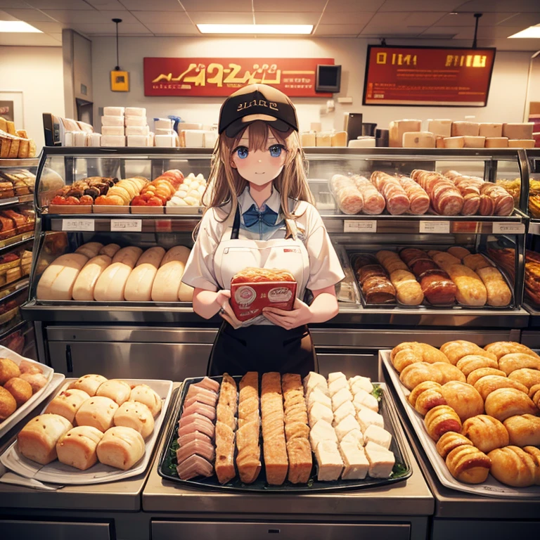 I work at a ham shop.