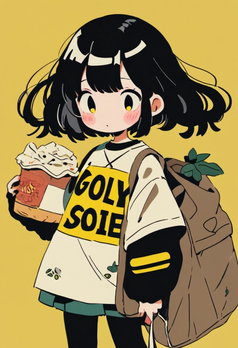 Black hair anime girl with yellow eyes, long nun outfit, pale skin, holding a scythe