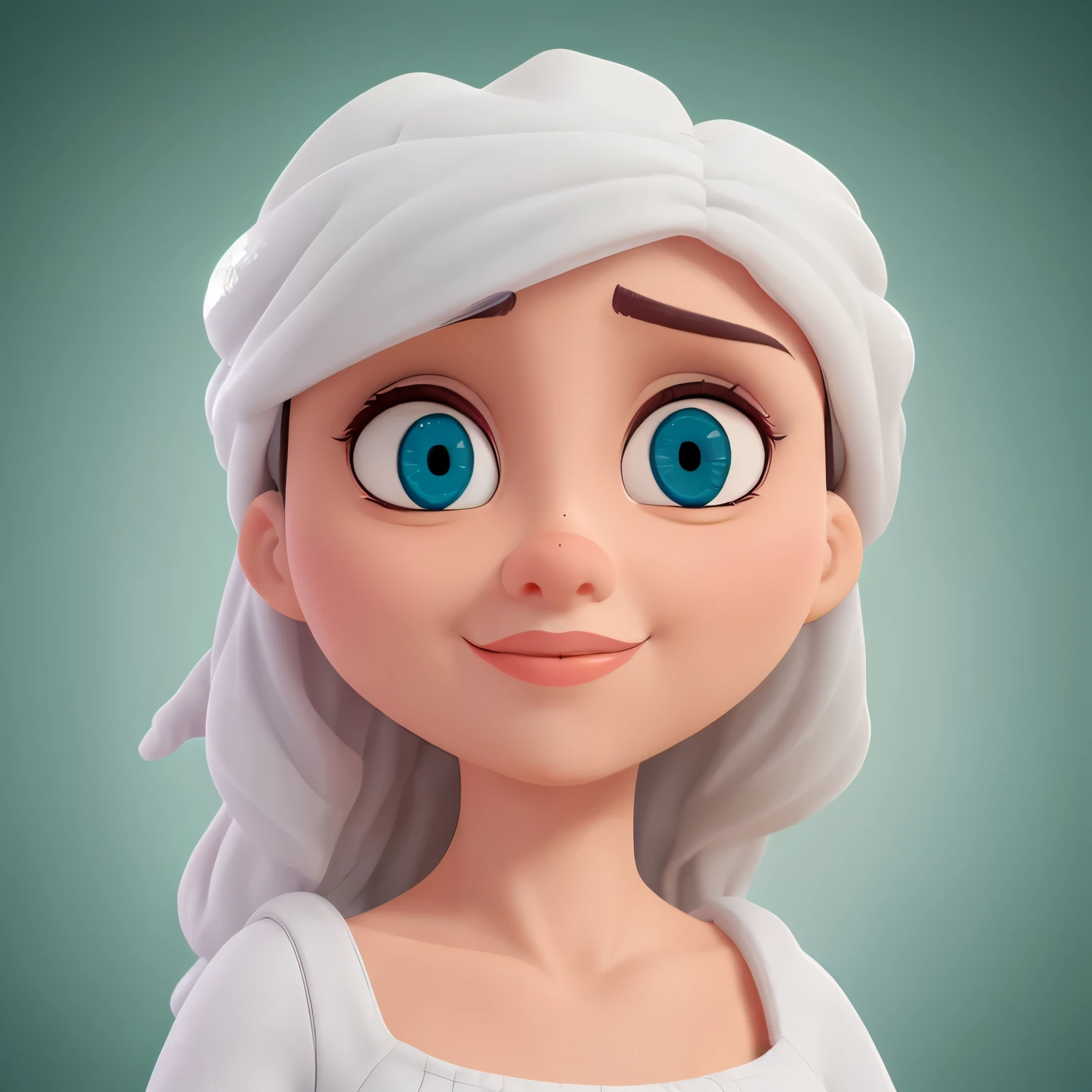 Enfermeira loira baixinha com olhos bem claros