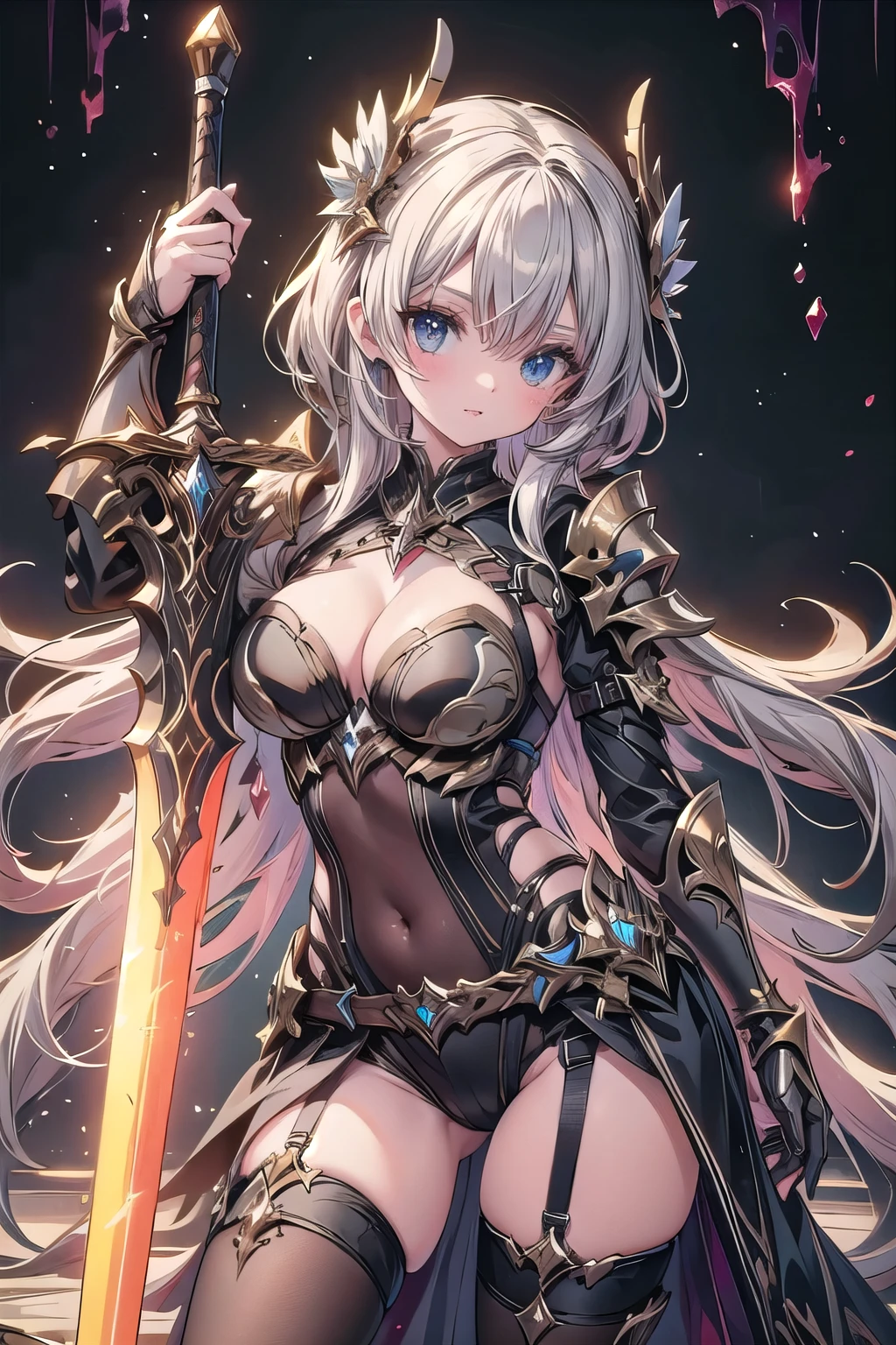 holding sword;holding weapon1girl, in full growth, best quality, masterpiece, good quality