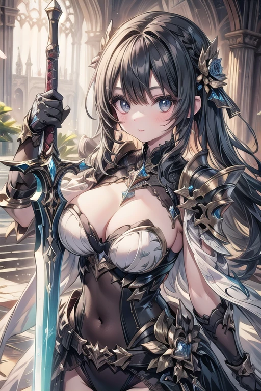 holding sword;holding weapon1girl, in full growth, best quality, masterpiece, good quality