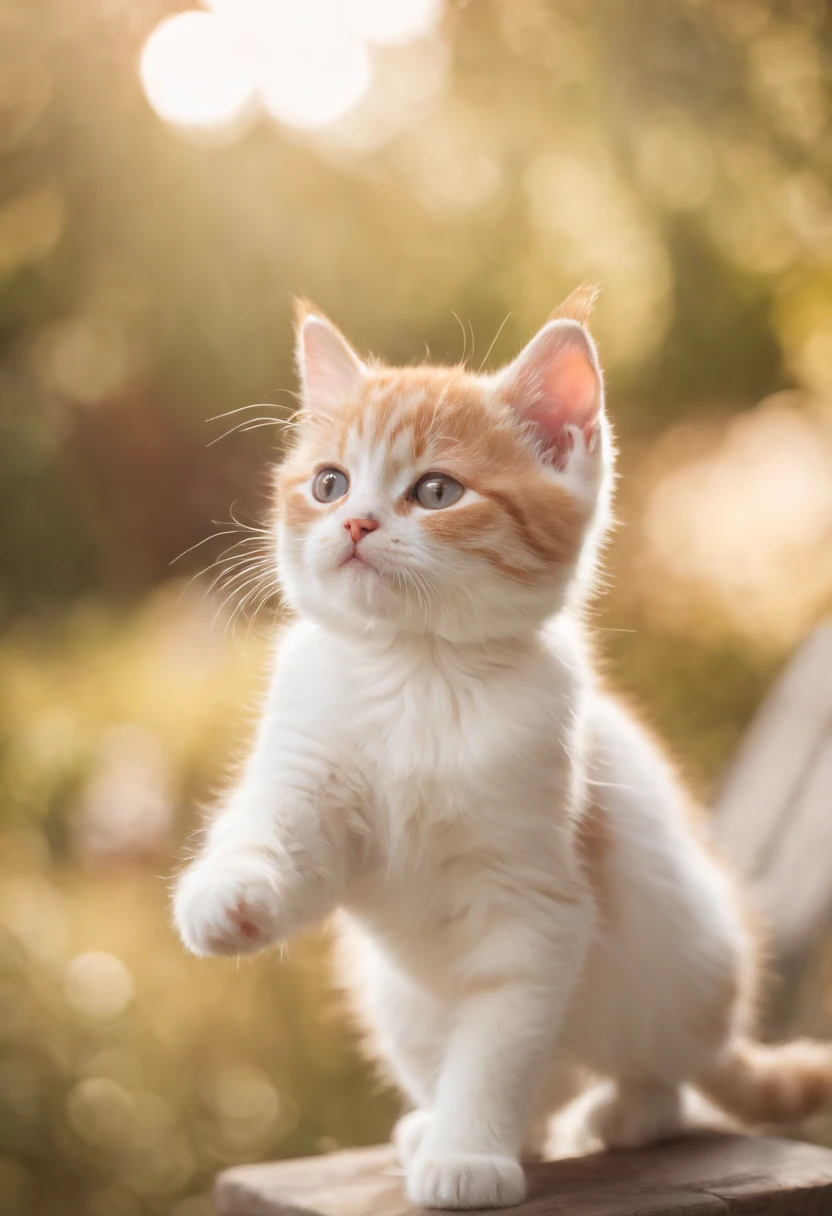 cute cat, playing,