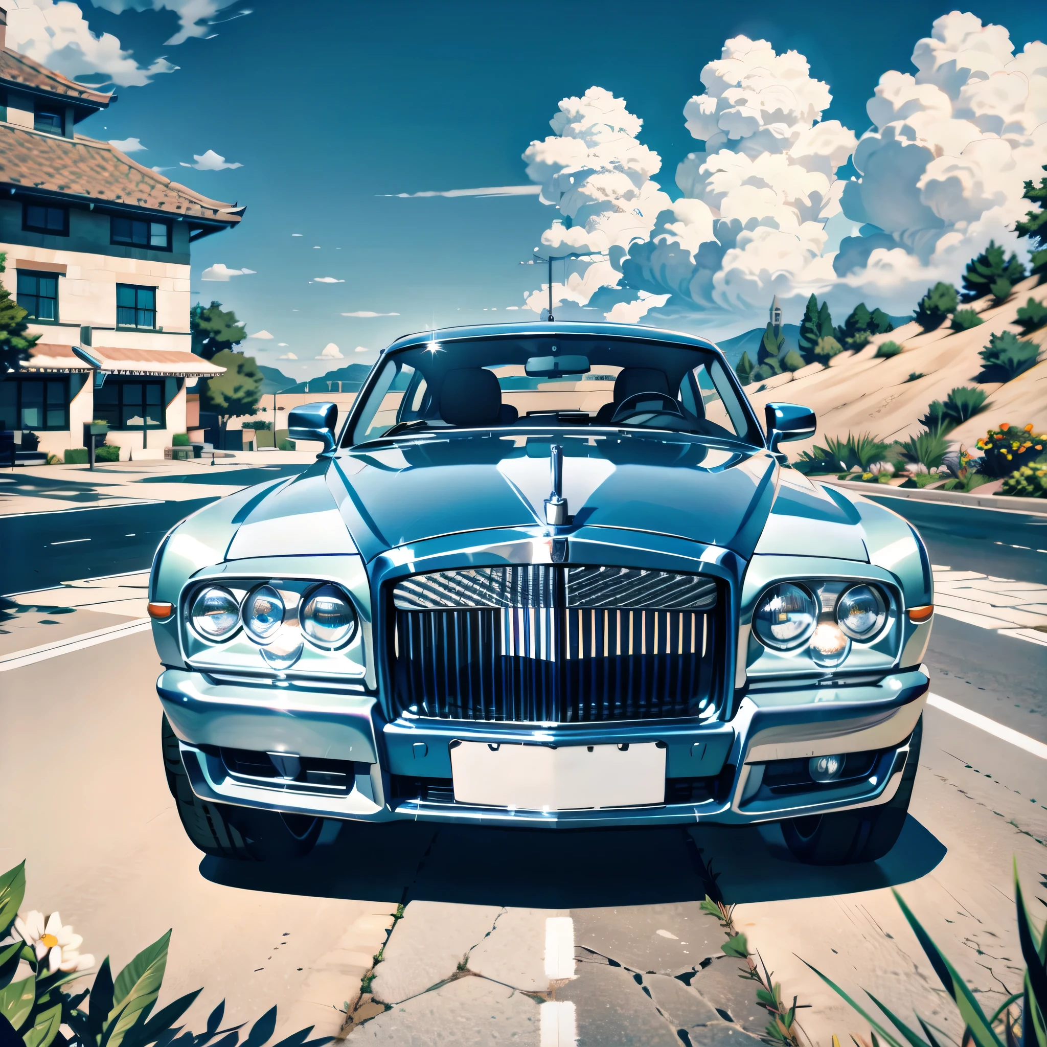 arafed rolls royce parked in front of a lighthouse on a sunny day, vehicle photography, automotive photography, 2 0 1 5, 2015, 2014, 2 0 1 4, photorealistic”, photorealistic ”, hyper realistic”, hyper realistic ”, by Alexander Robertson, photo realistic”, inspiring, by Kurt Roesch, 2 0 1 6