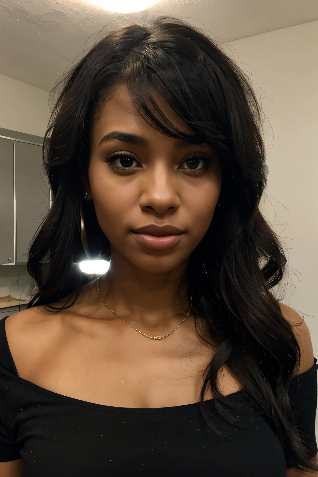 A very pretty and Attractive black 28 year old female. very realistic