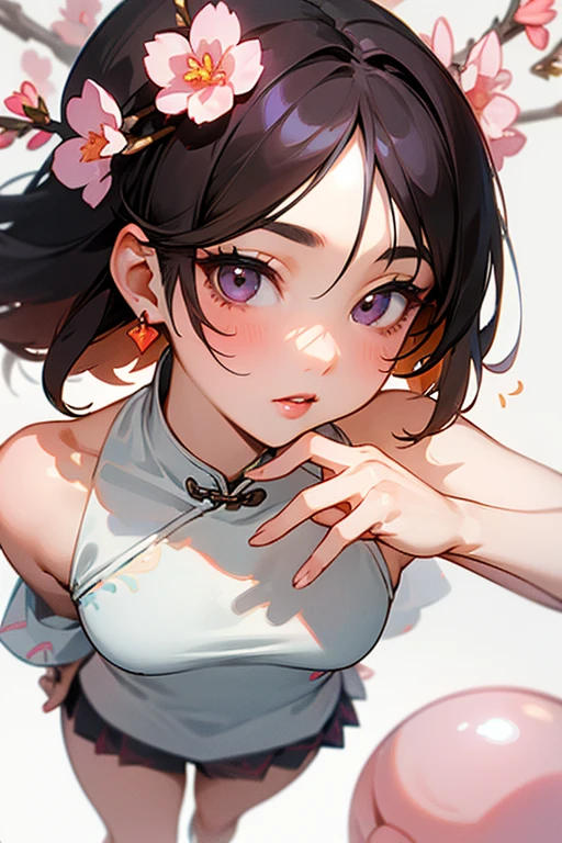((((nsfw)))), peace sign, Highly detailed eyesと顔,Highly detailed eyes, Ultra-realistic 8K CG,masterpiece,((Highly detailed background,Delicate pattern,Intricate details, Detailed and beautiful eyes)),The best quality in the best condition,Very very very detailed face,((OlympicStadium)), ((((Top view)))), breast enhancement, Underboob, shy, Sweat, Waistline, Athletics, Run, Olympic競技場, Japanese representative player, masterpiece, Highest quality, High resolution,walk short distance, Race, A large number of people, walk short distance, A strong start,
Kanadev, 1 girl, alone, Purple eyes, Black Hair, Long Hair, blunt bangs, bangs, hair ornaments, bug, butterfly, Side Ponytail, butterfly hair ornaments,
whole body, Stadium,Olympic, Looking at the camera, 1 girl, , software, High resolution,masterpiece,Highest quality, ,1 girl, , Hair Flowers, Cha-cha dance, Athleticsのユニフォーム,