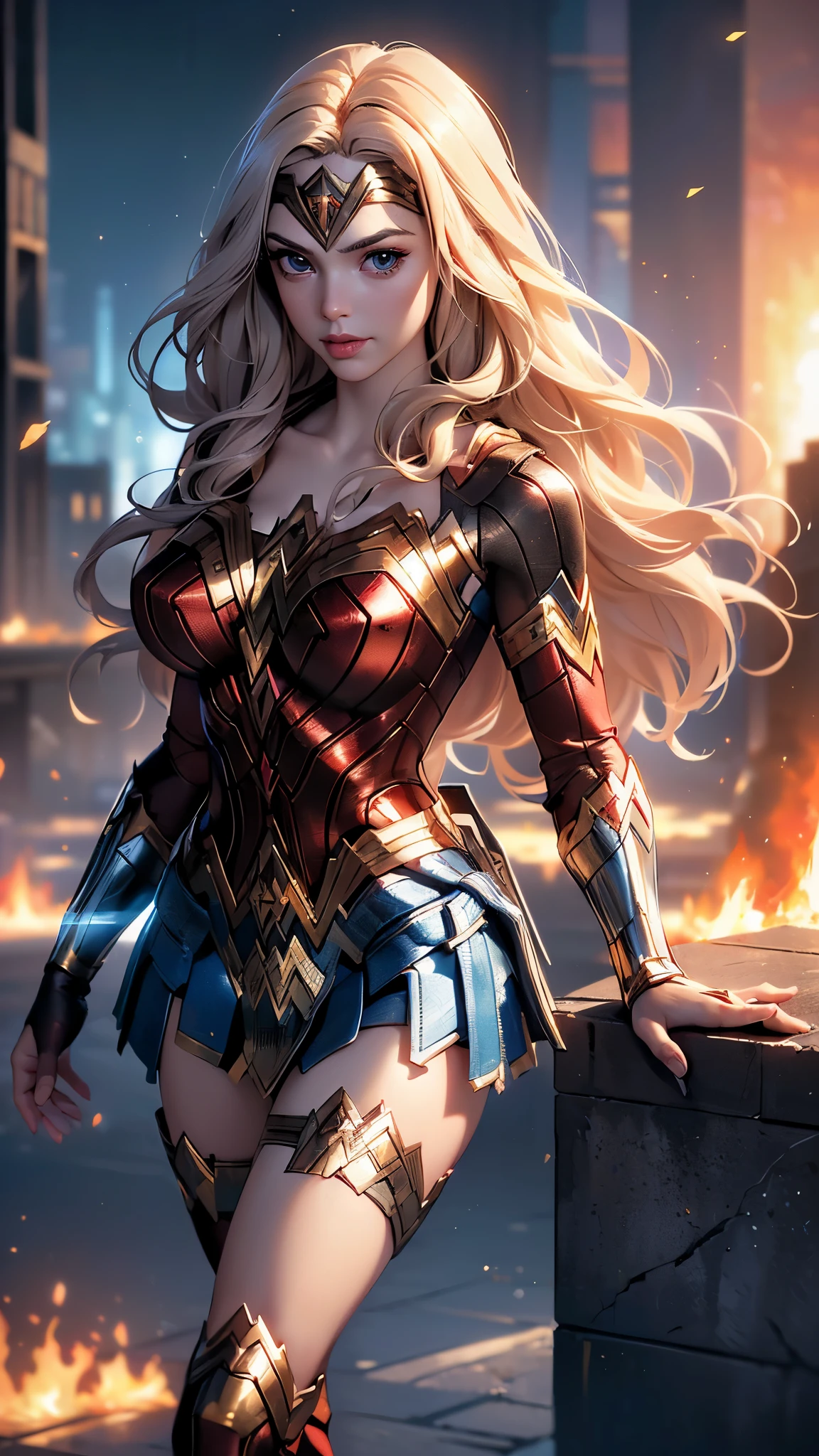 (Obra maestra: 1.4), (8K, realista, foto cruda, La mejor calidad: 1.4),score_9, score_8_up, score_7_up, score_6_up,
rating_explicit,
1girl, ((18YO:1.2)), Adult, full lips, big clear eyes, light blue eyes, ((blond hair:1)), (long wavy hair: 1.2),
( wonder woman :1.4) , (in apocalyptic city dark fantasy :1.4) , slightly tanned skin, (miniskirt rojo:1.4), (wonder woman:1.4), (wonder woman V2.1),
two breast out, open shirt, showing breasts, lying on desk, (squeezing tits:1.4) , grabbing dildo. amused, light smile, eyes looking up, white shirt, black jacket, black pencil skirt, top view, showing pussy dripping, (colores brillantes), ,( ciberpunk 2.1), (apocalyptic city background :1.4), (math numbers flying through the air :1.4),( hojas de papel fire en el aire :1.4), (apocalyptic fire city :1.4),( only)