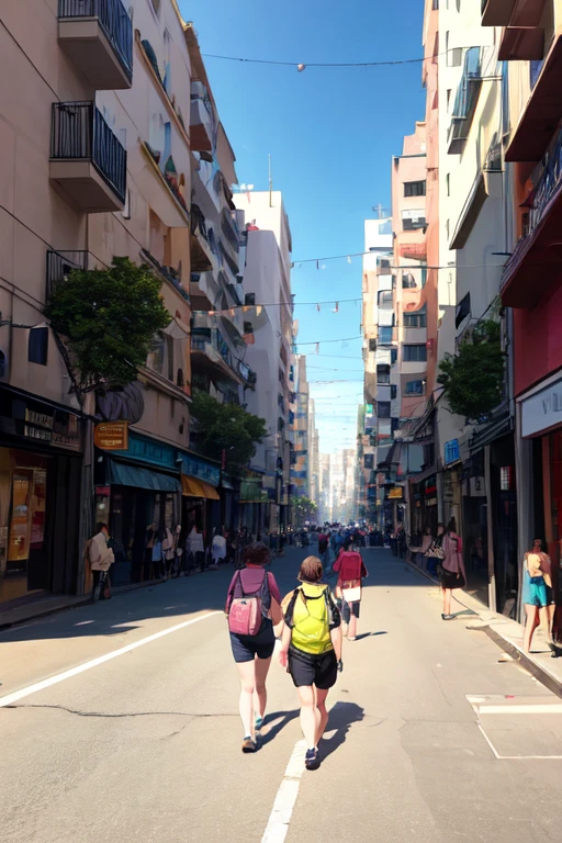 Panel 1:
[Imagen de una ciudad con personas caminando por la calle]
Narrador: En la bulliciosa ciudad de Innovatown, cinco amigos deciden iniciar sus propios negocios con diferentes enfoques.