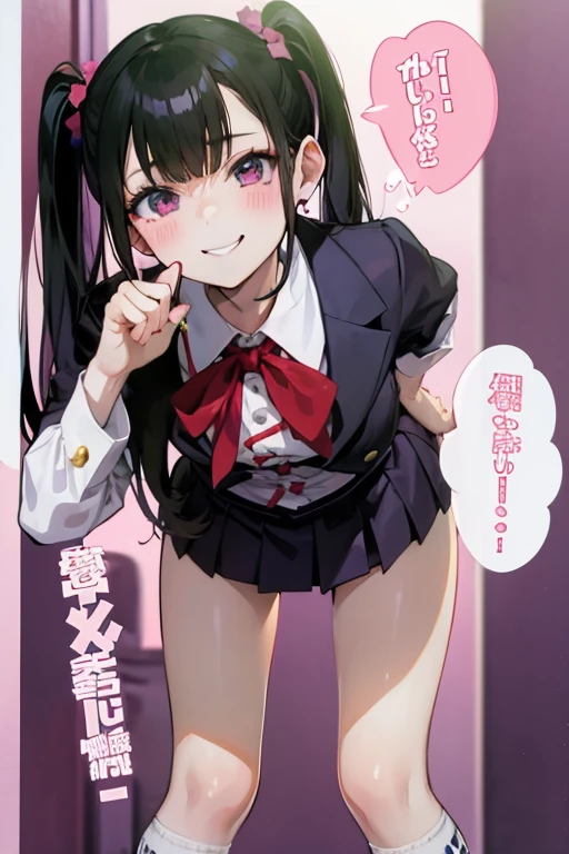 Anime girl with toothbrush in her mouth, gapmoe yandere, surreal , Sex style, hanayamata, Sex anime style, Cute girl anime visual, , yandere, anime girl squatting, Sex, a teasing smile, anime moe art style, nagatoro