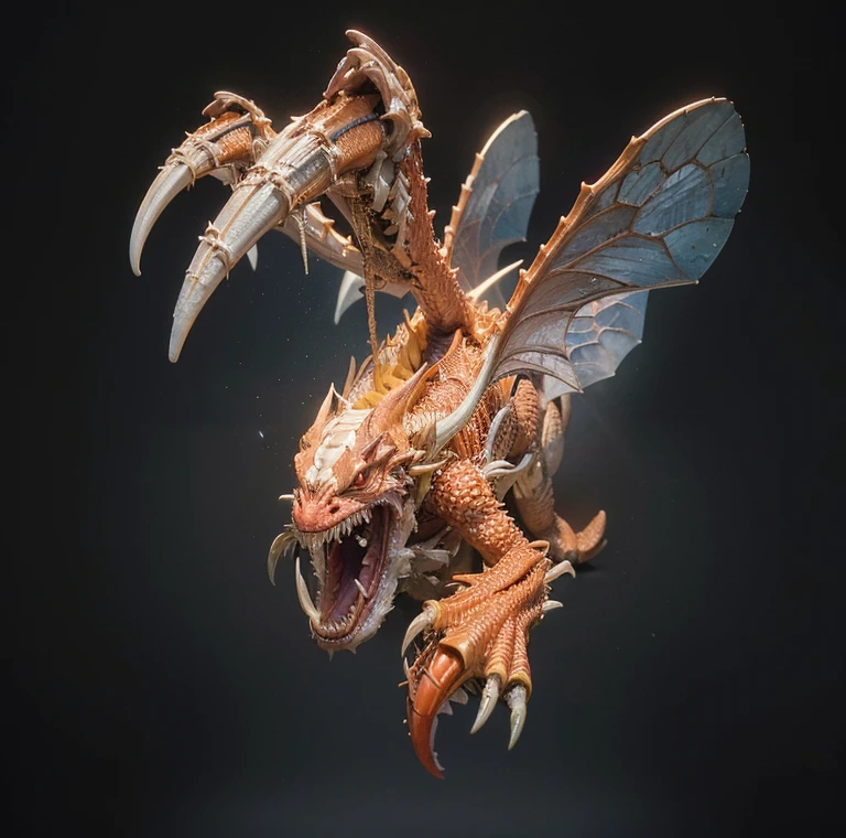 a close up of a dragon with a large head and sharp teeth, highly detailed creature, zerg hydralisk, detailed hot maw, hyper realistic fantasy monster, tooth wu : : quixel megascans, insectoid, detailed maw, hyperdetailed fantasy character, mega highly detailed, the hydra from path of exile, tiger - crab creature, detailed creature