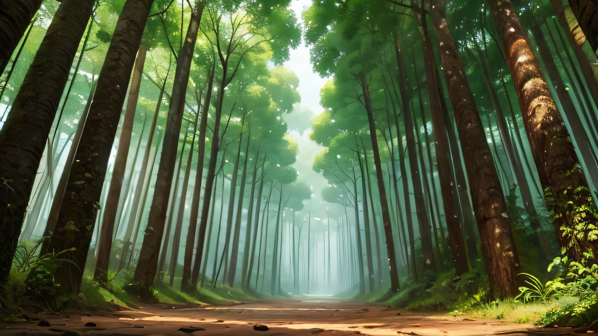 bosque amazonico, in animation or cartoon style