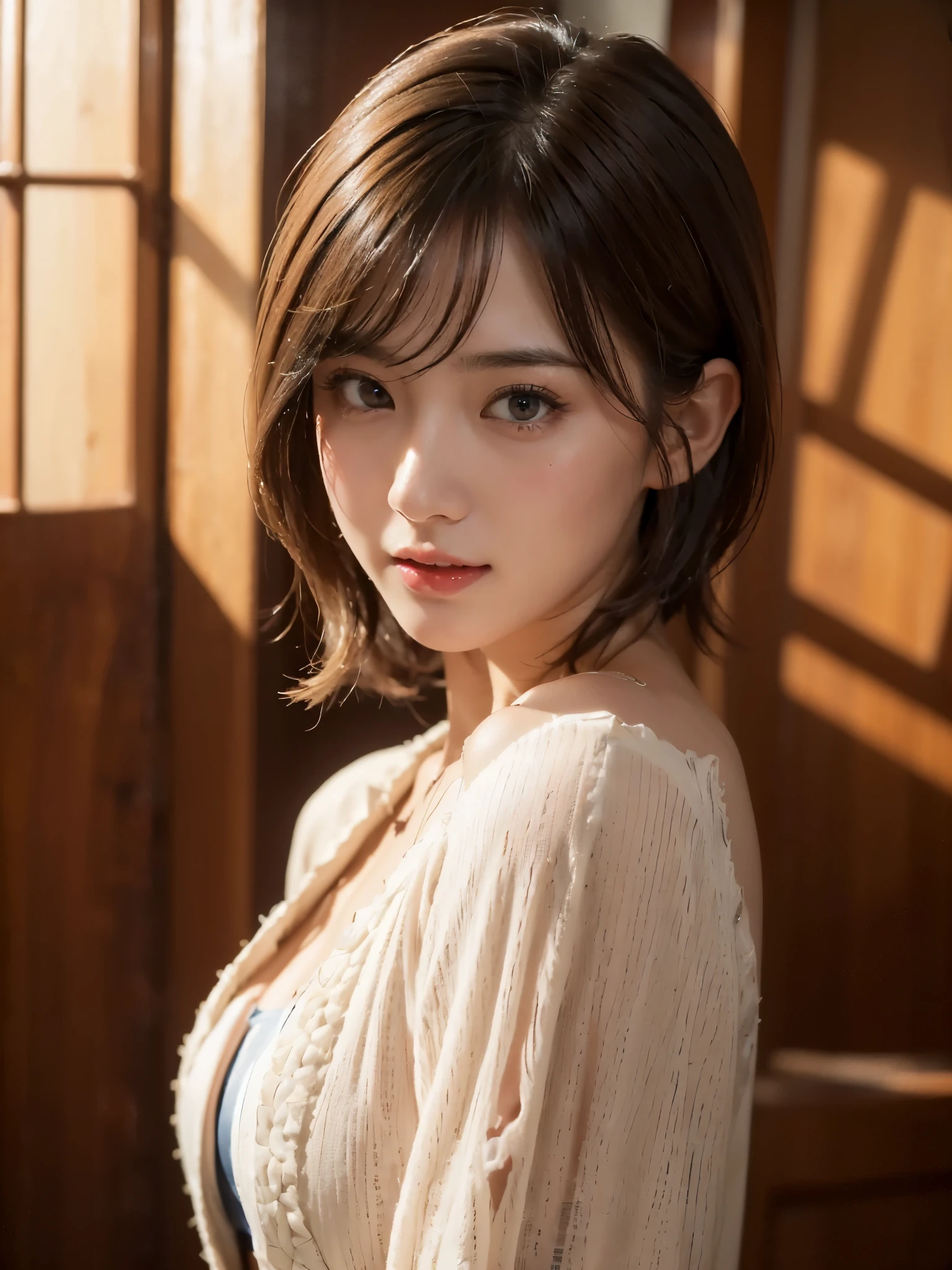 ((((24-years-old、Very cute nude exhibitionist flight attendant serves VIP customers on board)))), (huge breasts :1.4, and saggy breasts:1.6), (wavy short hair), (No panties, No bra), (8K, RAWphotograph, highest quality, masterpiece), (realistic, realistic: 1.5), (highly detailed skin:1.2), photograph, masterpiece, highest quality, super detailed face, fine eyes, (No close-ups), Accurate and realistic perfect pussy, 正確でrealisticペニス, (white skin, slim belly, perfect slim figure, bright blonde hair,very soft saggy breasts, open the vagina), (she is wet 1.2), (Excited:1.1), (sexually Excited:1.2), (embarrassed look :1.1), ((Ahegao, Character orgasm during sex :1.2)), ((cross-eyed :1.2)), ((crowd :1.5)).