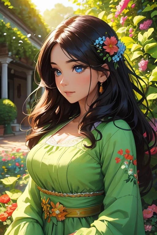 1girl, solo, redhead hair, braided hair style, serene expression, mesmerizing green eyes, green pupils, (completely naked, fully naked, nsfw), poised posture, small breast, freckles, freckles, freckles all over body, hands up behind the head, armpit, collarbone, blushed, sitting on, (pubic hair freshly shaved):1.2, subtle blush, silver pendant, hoop earrings, golden hour, (rim lighting):1.2, warm tones, sun flare, soft shadows, vibrant colors, painterly effect, dreamy atmosphere, scenic lake, distant mountains, lodge background, willow tree, calm water, reflection, sunlit clouds, peaceful ambiance, idyllic sunset, ultra detailed, official art, unity 8k wallpaper, zentangle, mandala