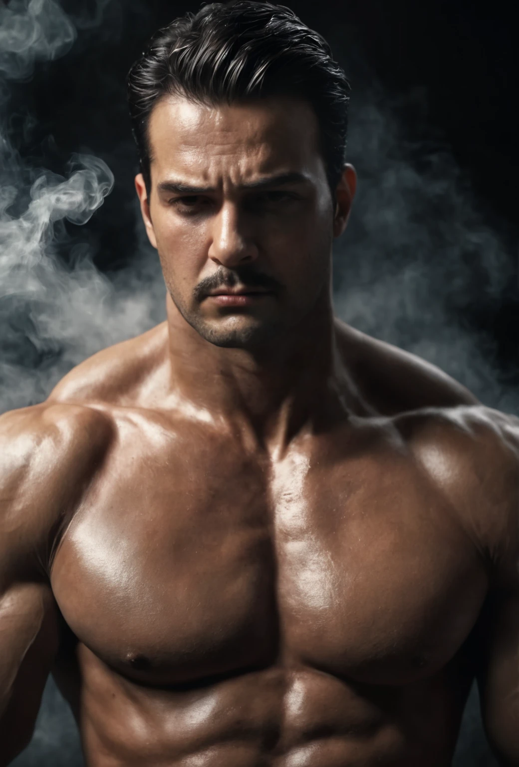 corpo de um homem , receive a breath that enters the nostrils and goes into the lungs, imagem ultra realista, Alto contraste, circunstanciado, intrincado, Epics, cinematographic, 8k, ..3d, studio lighting.
