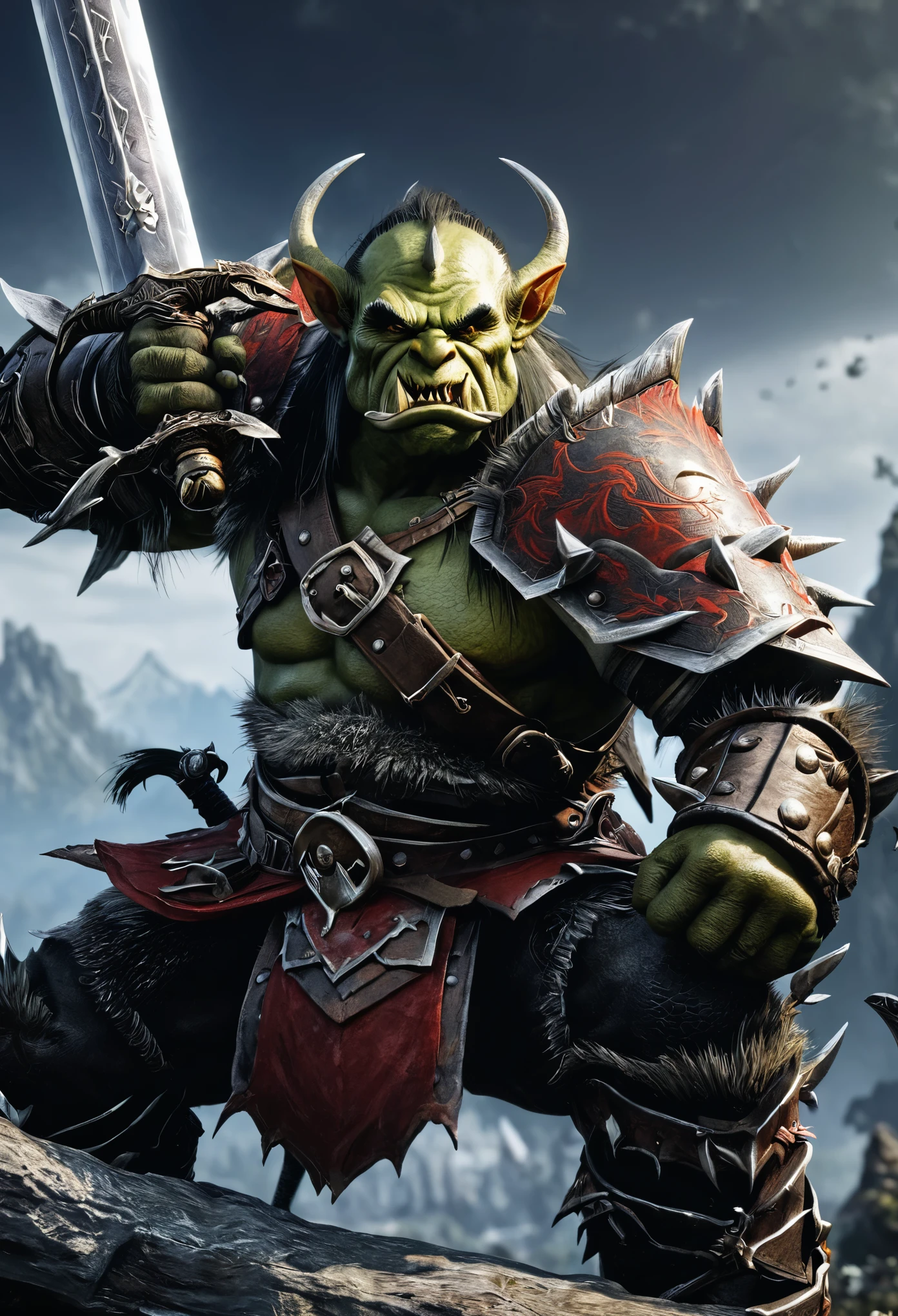 Dragon,warrior sword,orcs,goblins, 4k hd